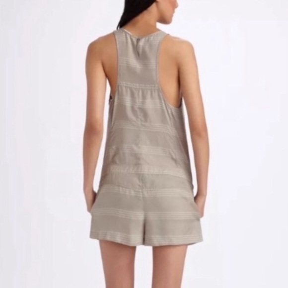 🌲T by Alexander Wang Dobby Romper - Picture 3 of 6